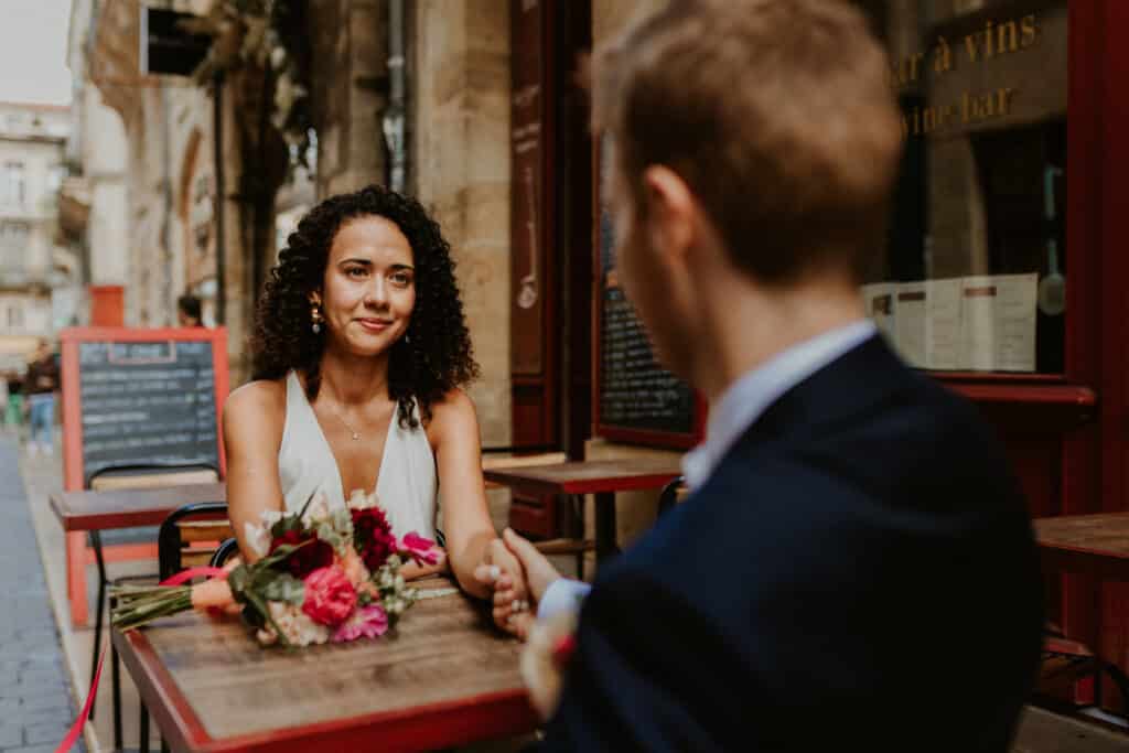 photo de couple mariage bordeaux - photographe mariage civil