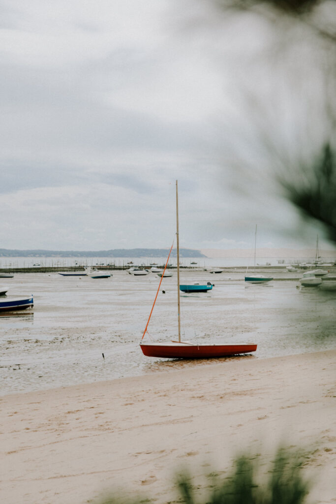 photo de bateau au cap ferret à proximité de bordeaux