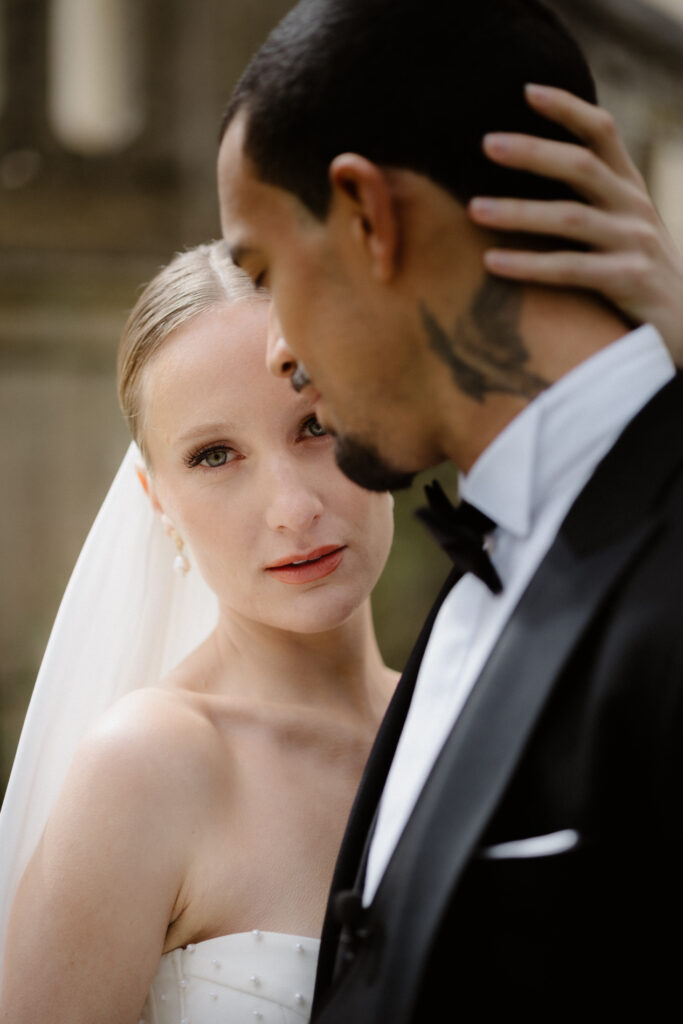 Couple portrait at Pont Bourguet near Toulouse