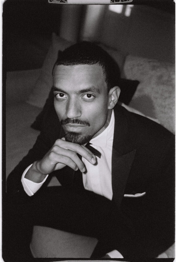 Film photography wedding portrait at Pont Bourguet