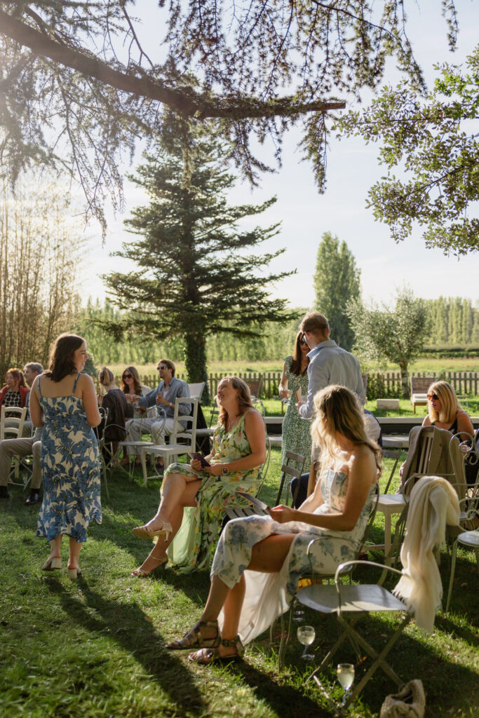 intimate wedding celebration in Avignon south of France