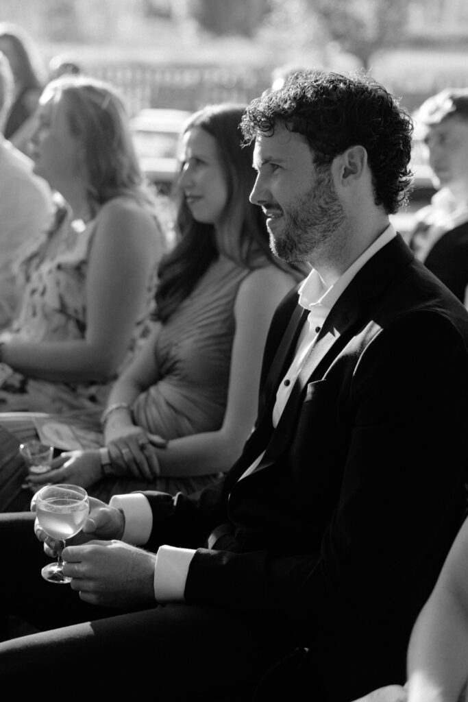 intimate wedding ceremony photographed in Provence