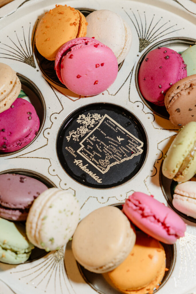 French pastry selection for intimate wedding in the south of France