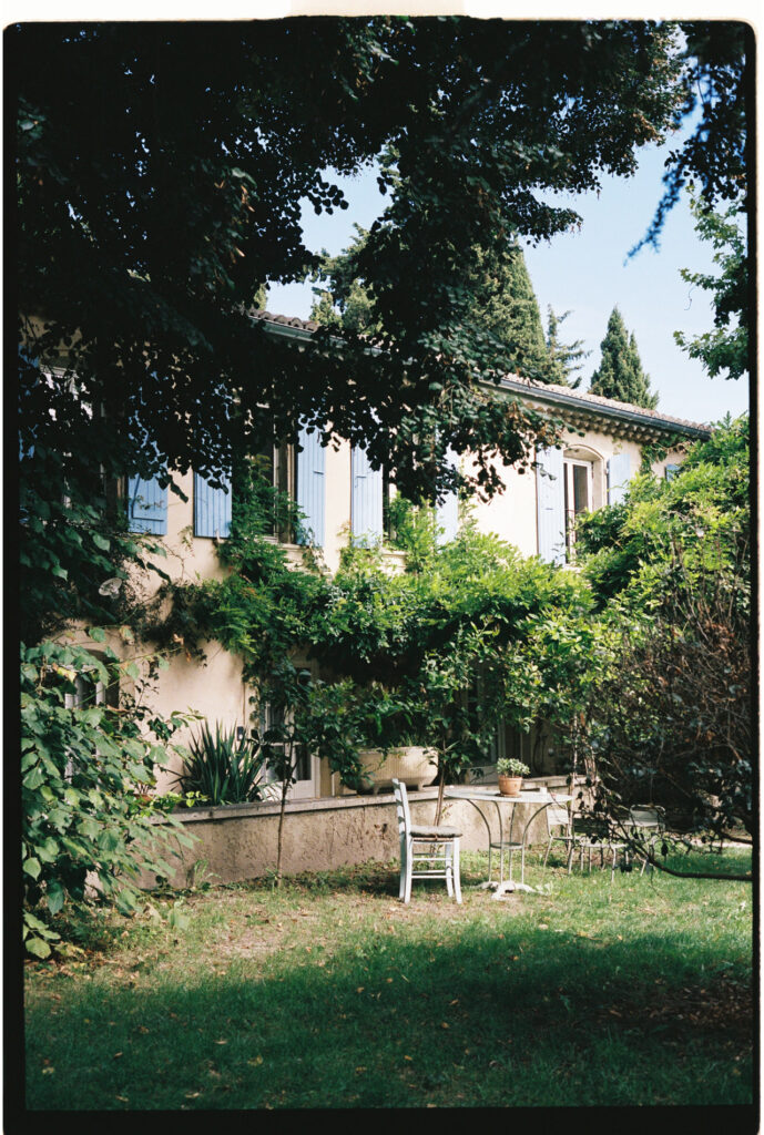 intimate wedding photographed on 35mm film in Provence